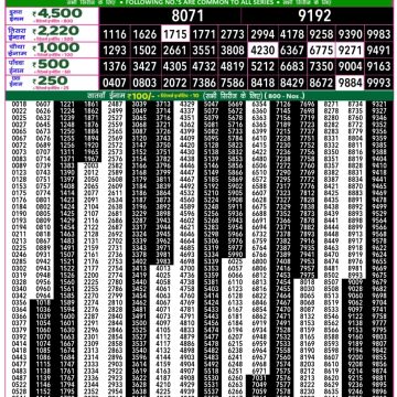 Lottery Result Today October 29, 2025
