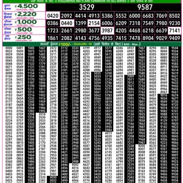 Lottery Result Today November 12, 2025