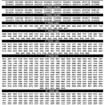 Lottery Result Today January 24, 2026