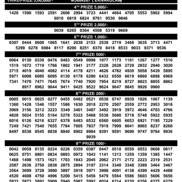 Lottery Result Today 25.01.26