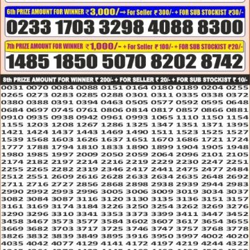 Lottery Result Today 10.03.26