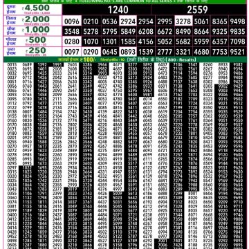 Lottery Result Today 13.03.26