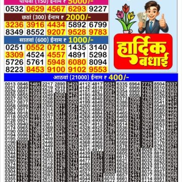 Lottery Result Today 22.04.26