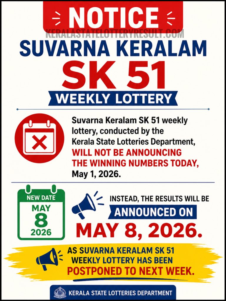 Lottery Result Today 01.05.26