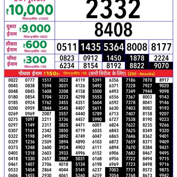 Lottery Result Today 16.06.26