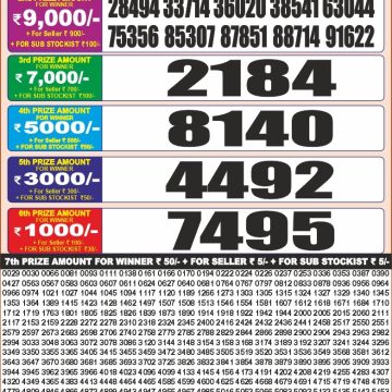 Lottery Result Today 23.06.26