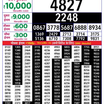 Lottery Result Today 04.07.26