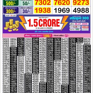 Lottery Result Today 06.07.26