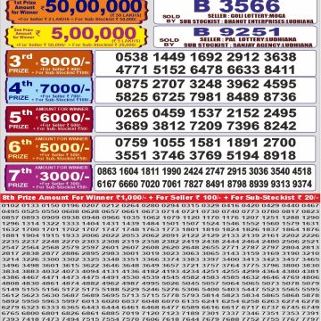 Lottery Result Today 11.07.26