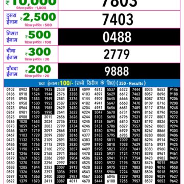 Lottery Result Today 13.08.26