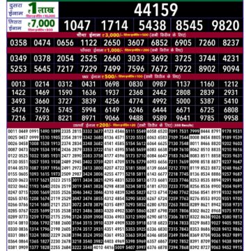 Lottery Result Today 03.09.26