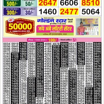 Lottery Result Today 18.09.26