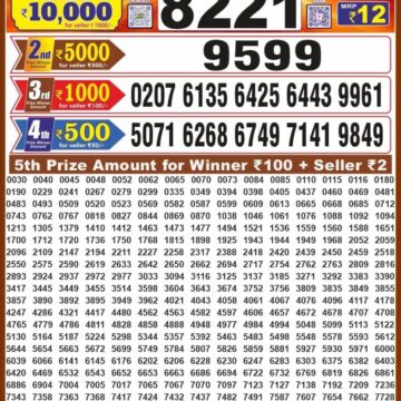 Lottery Result Today 21.09.26