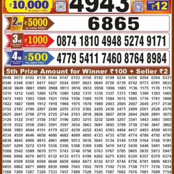Lottery Result Today 24.09.26