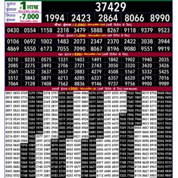 Lottery Result Today 01.10.26