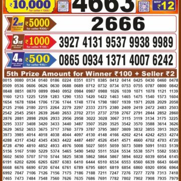 Lottery Result Today 30.10.26